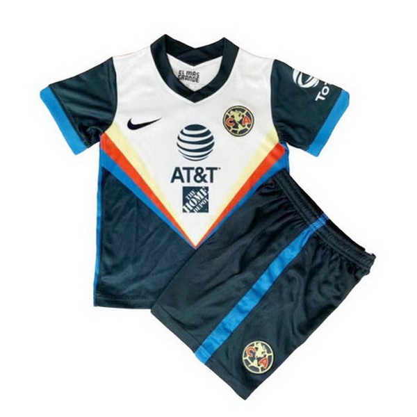 Camiseta Club América Segunda Equipación Niños 2020-2021 Blanco
